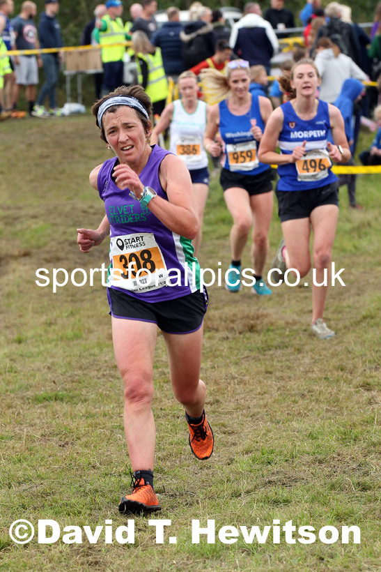 Senior womens 2021 North Eastern Harrier League, Druridge Bay. Photo: David T. Hewitson/Sports for All Pics